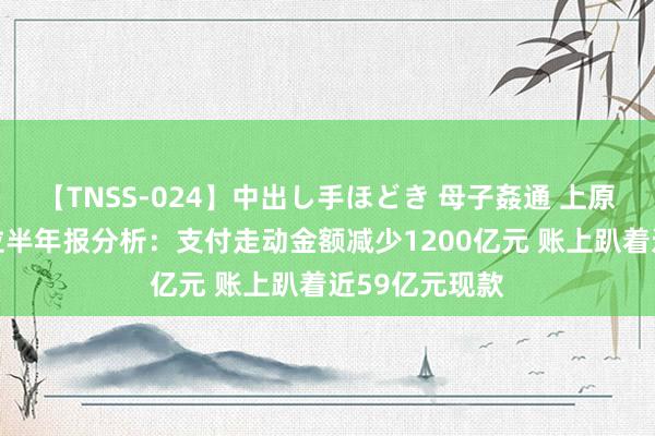 【TNSS-024】中出し手ほどき 母子姦通 上原さゆり 拉卡拉半年报分析：支付走动金额减少1200亿元 账上趴着近59亿元现款